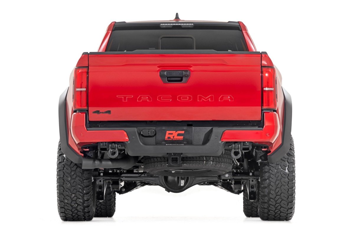 Toyota Tacoma Suspension Lift Kit - Front + Rear - Rough Country - 3.5-Inch Lift, M1R, with Upper Control Arms and Rear Track Bar Bracket - '24-'25